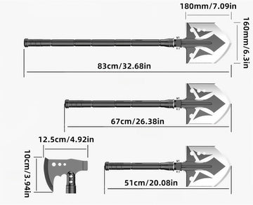 ESPNMAN Survival Shovel Survival Axe Set